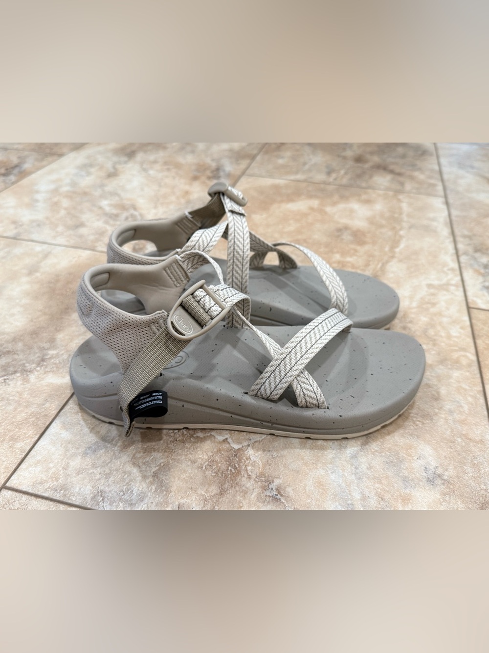 Chaco CushZ Dark Vanilla Sandal